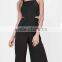 2017 black High Quality sex jumpsuit sleeveless casual women clothing sexy party