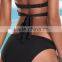 Two pieces bikinis woman push up bra swimwear 2017