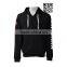 Wholesale Zip Up Plain Black High Quality Men Hoodies