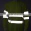 100%polyester hi vis rib collar long sleeve wicking high visibility t-shirt