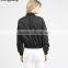 Top Sale Women Black Fashion Jacket Guangzhou Clothing