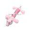 Plush Giggle Ball Training Chew Sound Activity Squeaky Toy Pig Animal Pink