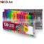 Factory Rainbow 120 Unique Colors Gel Pen Set Glitter Metallic Neon Pastels Coloring Pens