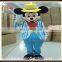 Lovely mickey mascot costume, plush figure mickey with suit cosplay costume