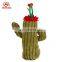 Factory Custom Soft Green Solar Cactus Plush Plant Toy