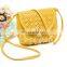 Sweet Style Solid Color and Hollow Out Design Women's Crossbody Bag