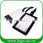 Wholesale Custom Logo Travel Hotel Sublimation Luggage Tag PVC Materials With Clear Strap