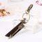 Punk Style Bronze Metal Arrow Leather Bag Keychain For Gift