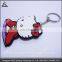 custom picture silicone decoration hello kitty hanging ornament