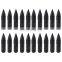 20Pcs Aluminum M12X1.5 Wheels Rims Lug Nuts Spiked 60mm Extended Tuner BLACK