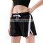 Custom High Waisted Womens Trim Running Sports Shorts OEM Womens Shorts