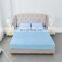 Cheap 100% Polyester Knit Fabric King Size Elastic Fitted Bed Sheet For Hotel