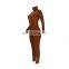 Women Two Piece Set Long Sleeve Shirt Turtleneck Top + Flare Pants Casual Joggers Pants Tracksuits