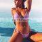 Micro Bikini Bandage Shiny Pink Silver Sexy Swimsuit Female Separate Triangle String Bikini Swimwear Women 2019 Biquini