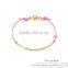 New design leather braid bio magnetic bracelet wholesale