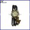 Women's Charm Butterfly Pendants Weave Wrap Around Leather Belt Bracelet Watch BLACK WP008