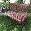 Flower Design FSC eucalyptus wood bench - high quality oil finishing garden bench - vietnam garden furniture products