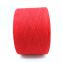 Red color ne12s/1 sock yarn open-end spinning cotton blended yarn cone yarn manufacturers supply