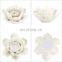 New Factory Custom decorative lotus flower shaped ceramic tea light tealight candle holder for Home Decor Wedding Party