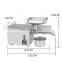 2020 Commercial And Home Use Stainless Steel Seed Mini Oil Press Machine Olive Oil Press Temperature Control Price