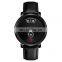 new SKMEI 1490 genuine leather strap stainless steel back water resistant quartz watch for men