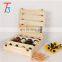 Pine wooden packaging wine crate storage gift box