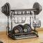 Stainless Steel 2-tier Wall Mounted Folding Dish Drying Rack Punch Freestanding Kitchen Dish Rack
