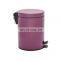 Different Colors 3L  Pedal Bin Foot Pedal Garbage Bin Powder Coating Stainless Steel Pedal Bin