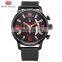 MINI FOCUS MF0025G New Fashion Chronograph Luxury Brand Army Military Sports Male Analog Watches Quartz Men Casual Leather Band