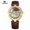 FORSINING 203 Men Automatic Mechanical Leather Watch Simple Style