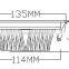 INNOVALIGHT 5inch 114mm Cutout size Dimmable 15W Slim LED Downlight