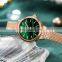 SINOBI Soft Mesh Band Girls Watches Emerald Green Dial Watch S9853L Customization Your Own Logo Wristwatch