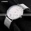 SINOBI  Elegant Men's Watch Simple Design Hand Watch Stainless Steel Milan Mesh Band Japan Quartz Movement Watches  S9666G