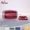 Retangular printing food grade plastic airtight cereals container