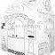 Toy Paper House for Toddlers Diy Christmas Paper House Kids Cardboard Paper House