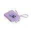 The new fast wireless charging power bank with cable 10000mah large capacity mobile power supply
