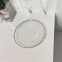 Wholesale Plastic Plates Gold Clear Charger Round Reusable Plastic Plates For Wedding