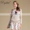Fashion Skier Jumper Knitting Production Intarsia Women 100% Cashmere Sweater