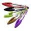 2-Piece Tong Set - 9" Salad Tongs / 12" Barbecue (BBQ) Tongs - Stainless Steel Food Tongs