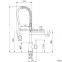 No.K054 Desk Mounted Kitchen Mixer, Chrome Palting Brass Kitchen Faucet