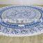 Bohemian Hippie Round Beach Towel Mandala Yoga Mat throw Tapestry