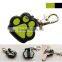 New LED Pet Safety Light tag Collar Charms Paw shaped Cat Dogs Night Walking Pendant Pets Blinker ID Tags