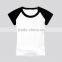 Wholesale children raglan baseball tops, kids/adults blank tee,t-shirt girls,Advertising Promotion Tshirt Supplier,unisex tshirt