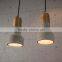 customized special wooden antique lamp cement pendant lamp