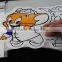 2016 advertising children coloring toy for educational pass EN 71-1-2-3