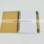 Best Selling Eco-friendly Customized Classsic Kraft Paper Cover Spiral Notebook With Pen