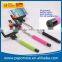 2015 Colorful Smartphone wireless bluetooth Monopod Selfie Stick,Handheld Monopod for Mobile