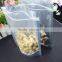 Laminated zip lock one side clear resealable aluminum foil packaging bags factory price