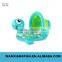 Pvc inflatable baby seat water float boat with sunshade