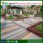 Long lifespan wpc crack-resistant decking with hollow composite decking board